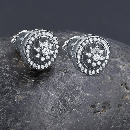 STARDOMS // WHITE GOLD EARRINGS