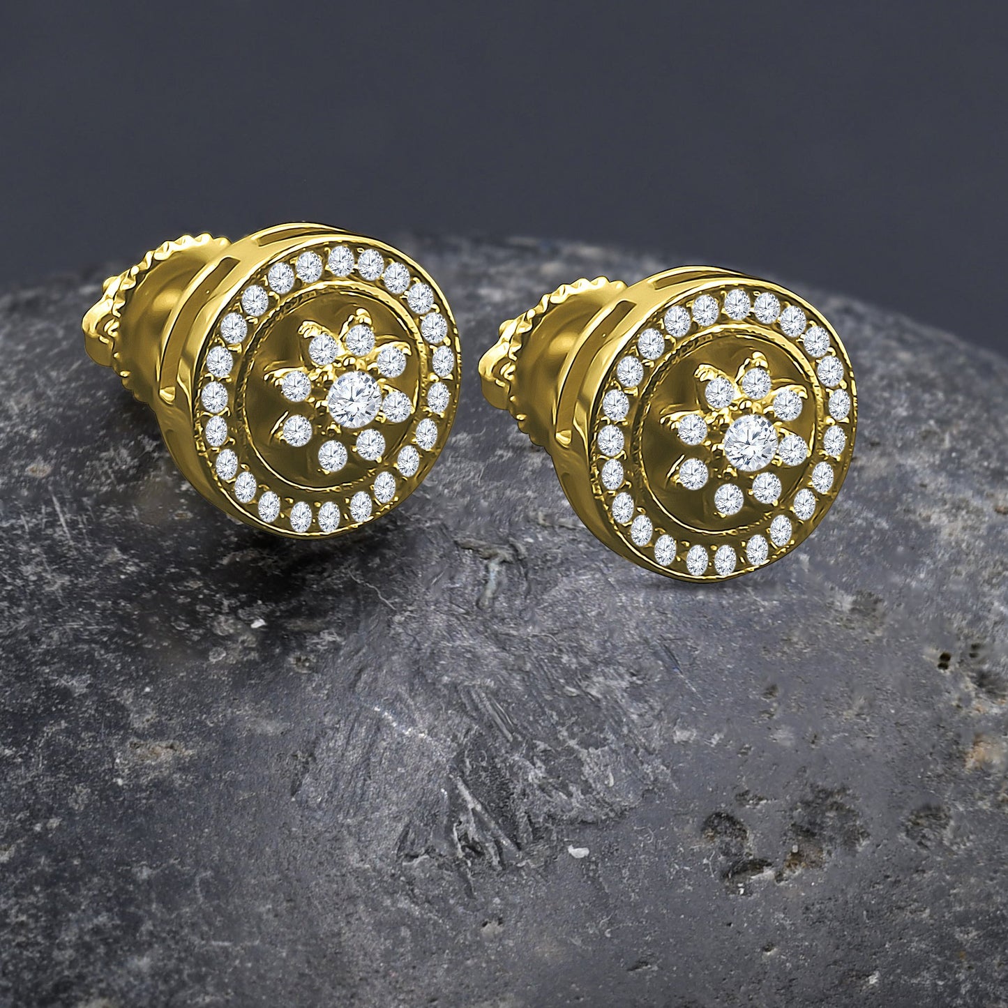 STARDOMS // YELLOW GOLD EARRINGS