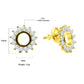 FLORALS // YELLOW GOLD EARRINGS
