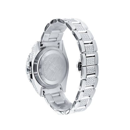 HURRICANE STAINLESS STEEL WATCH // WHITE GOLD