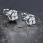 REGAL ICED // WHITE GOLD EARRINGS