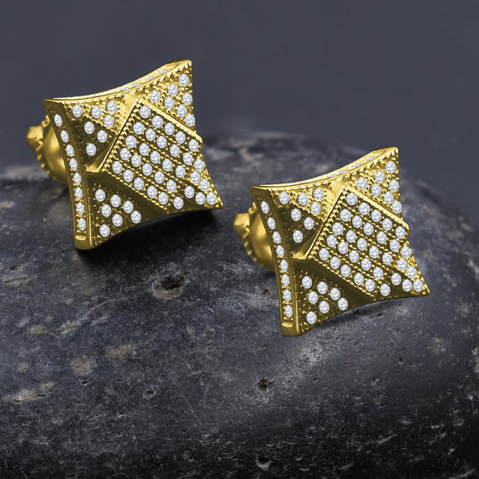 BAROQUE // YELLOW GOLD EARRINGS