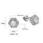 HEXIEZ // WHITE GOLD EARRINGS