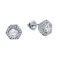 HEXIEZ // WHITE GOLD EARRINGS