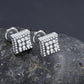 ICED BRILLIANCE // WHITE GOLD EARRINGS