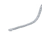 ICED OUT MIAMI CUBAN ANKLET // WHITE GOLD 8MM