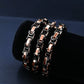BRYZZY CHAIN // BLACK X ROSE GOLD 7MM