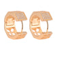 ICED MONOCHROME // HOOP EARNINGS