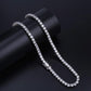 TENNIS CHOKER // WHITE GOLD 4MM
