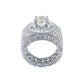 CENTER STONE RING // BAGUETTE WHITE GOLD