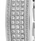 FRANCO LINK BRACELET // WHITE GOLD