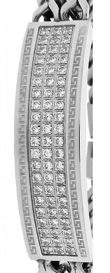 FRANCO LINK BRACELET // WHITE GOLD