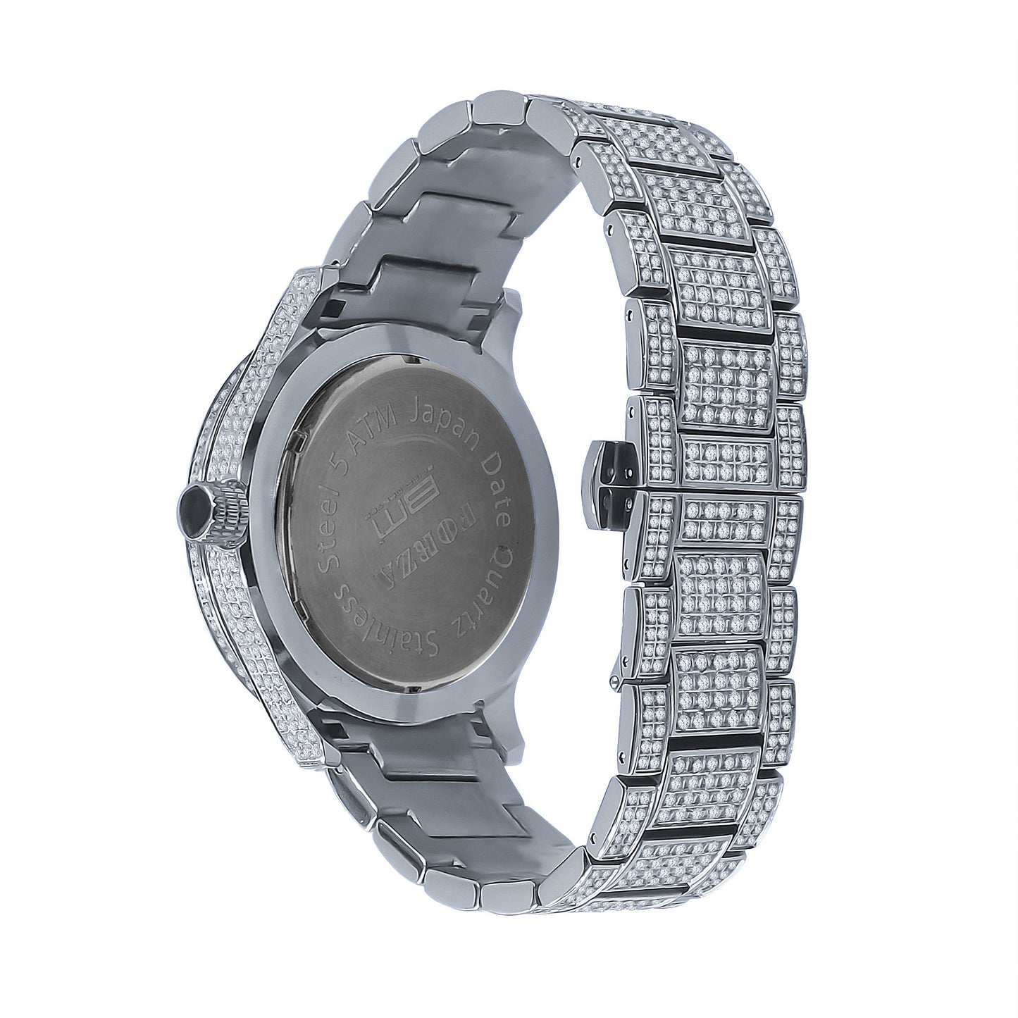 FORZA STAINLESS STEEL WATCH // WHITE GOLD