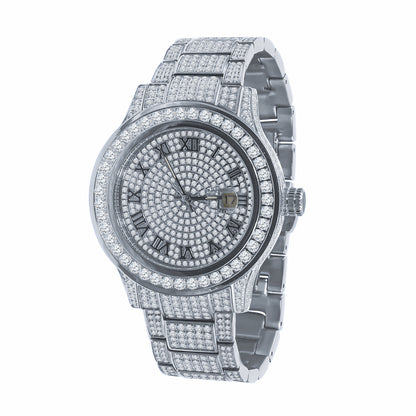 FORZA STAINLESS STEEL WATCH // WHITE GOLD