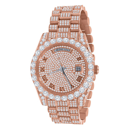 ICED OUT LOYALTY WATCH // ROSE GOLD