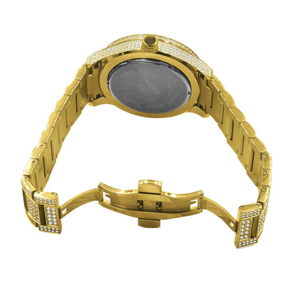 FORZA STAINLESS STEEL WATCH // YELLOW GOLD