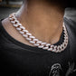18MM ICED MIAMI CUBAN CHAIN IN ROSE GOLD