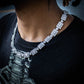 THE GEO CHAIN // WHITE GOLD 14MM