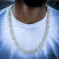 THE GEO CHAIN // YELLOW GOLD 14MM