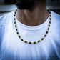 THE EMERALD CHAIN // BLACK X YELLOW GOLD 6MM