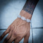 GEO BRACELET // WHITE GOLD 14MM