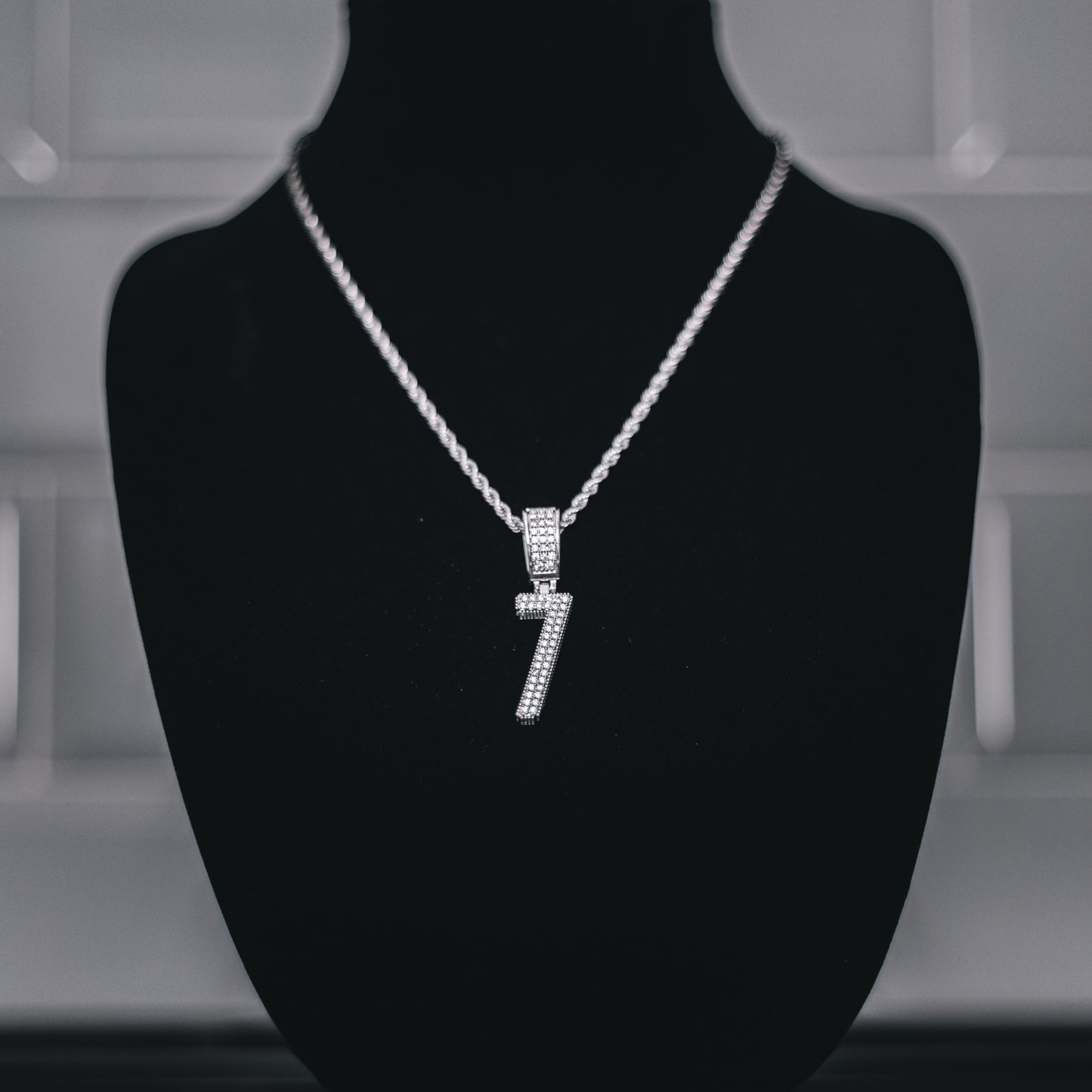 CUSTOM NUMBER PENDANT + CHAIN