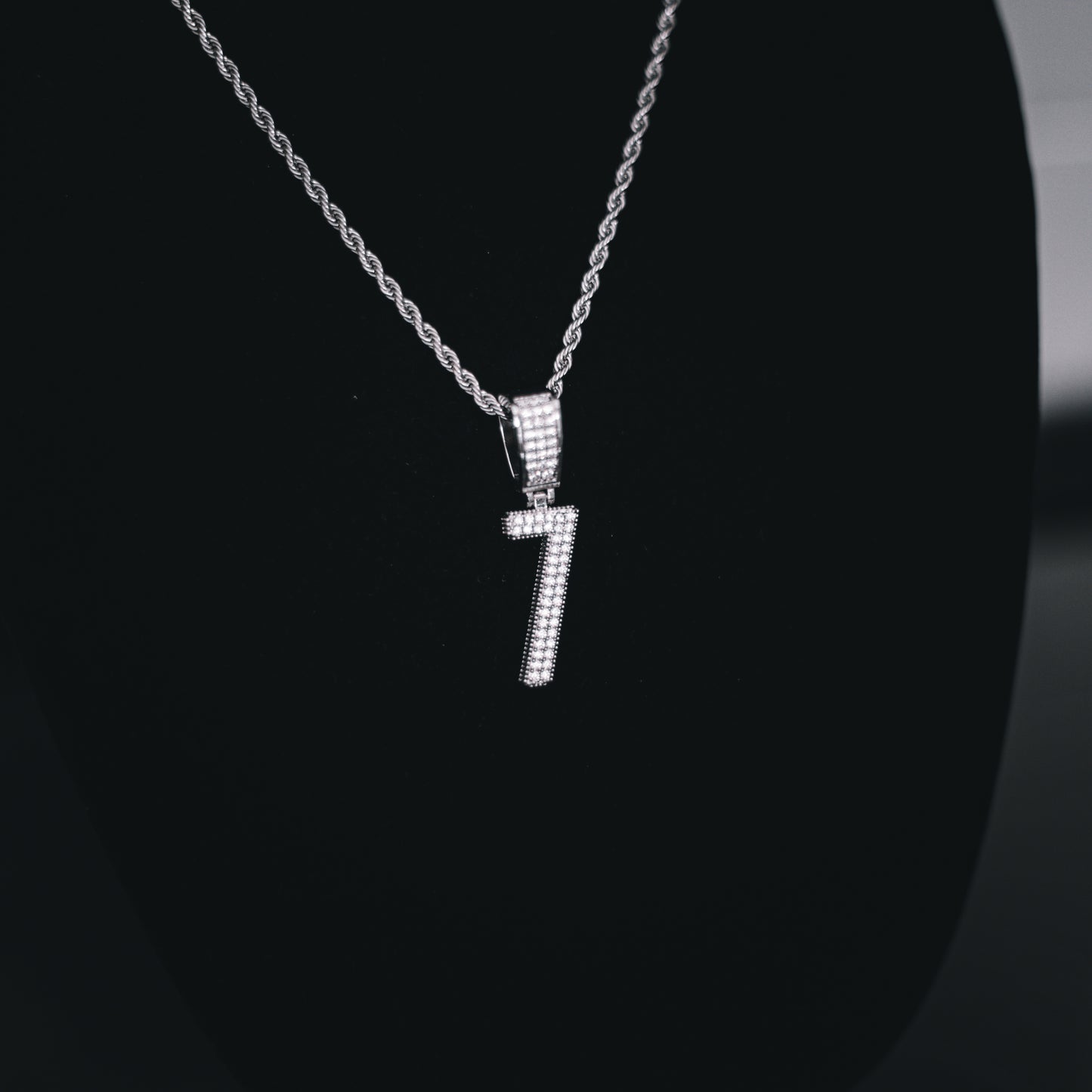 CUSTOM NUMBER PENDANT + CHAIN