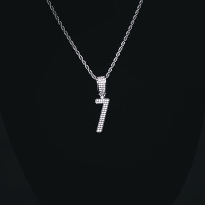 CUSTOM NUMBER PENDANT + CHAIN