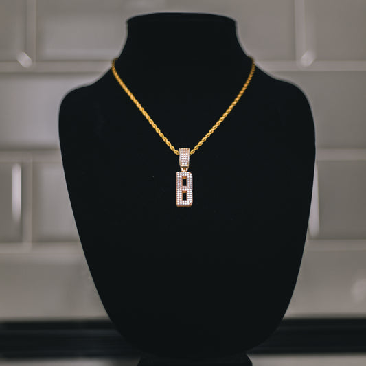 CUSTOM INITIAL PENDANT + CHAIN