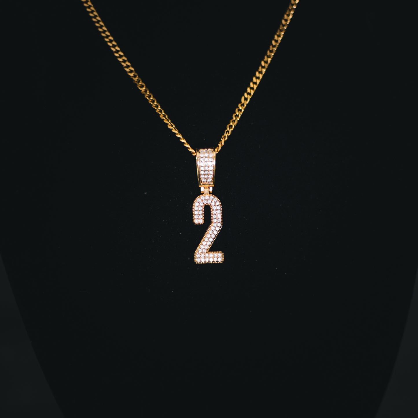 CUSTOM NUMBER PENDANT + CHAIN