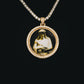 CUSTOM LARGE PHOTO PENDANT + CHAIN
