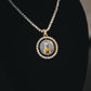 CUSTOM DOUBLE-SIDED ROTATING PHOTO PENDANT + CHAIN