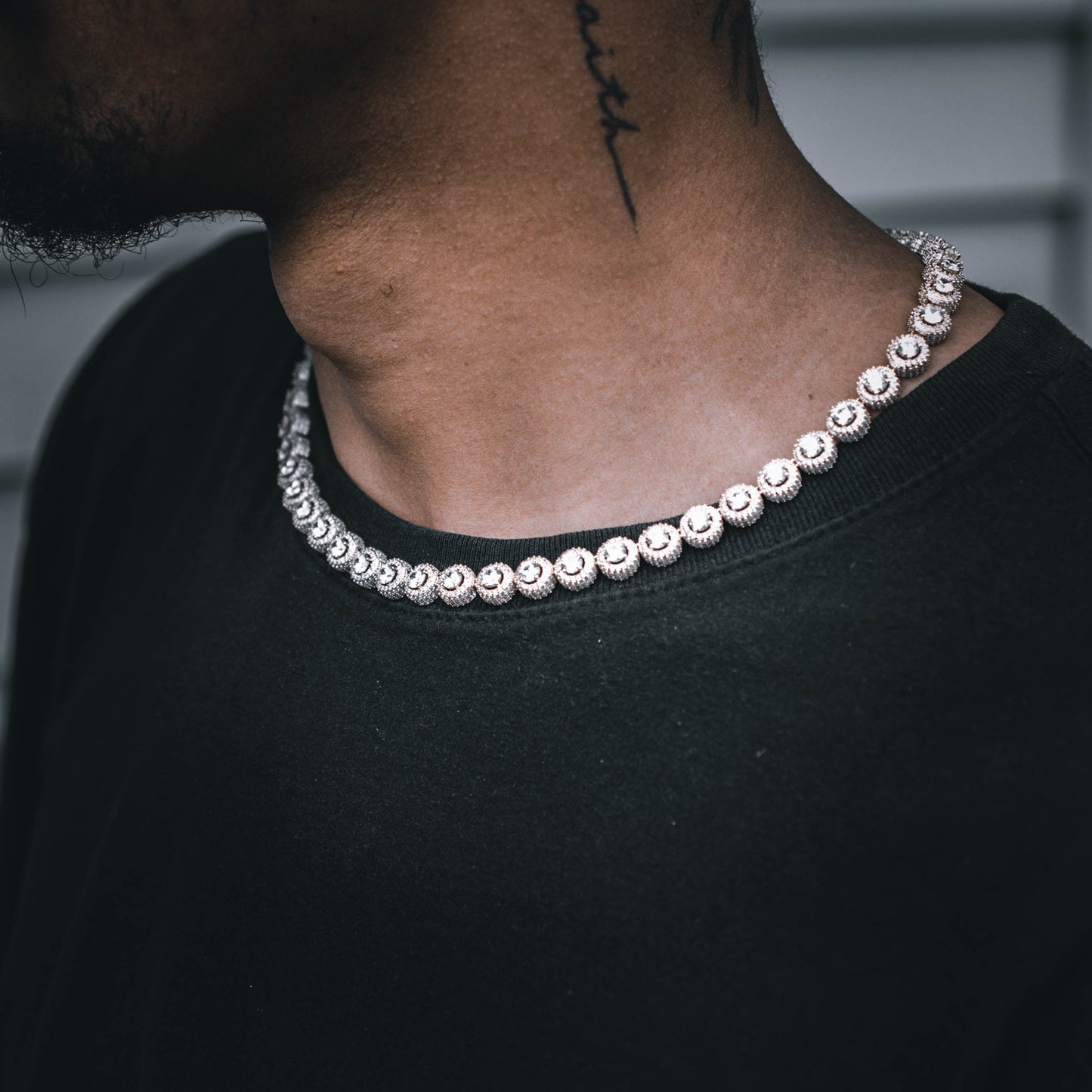 GOING GLOBAL CHAIN // WHITE GOLD 9MM