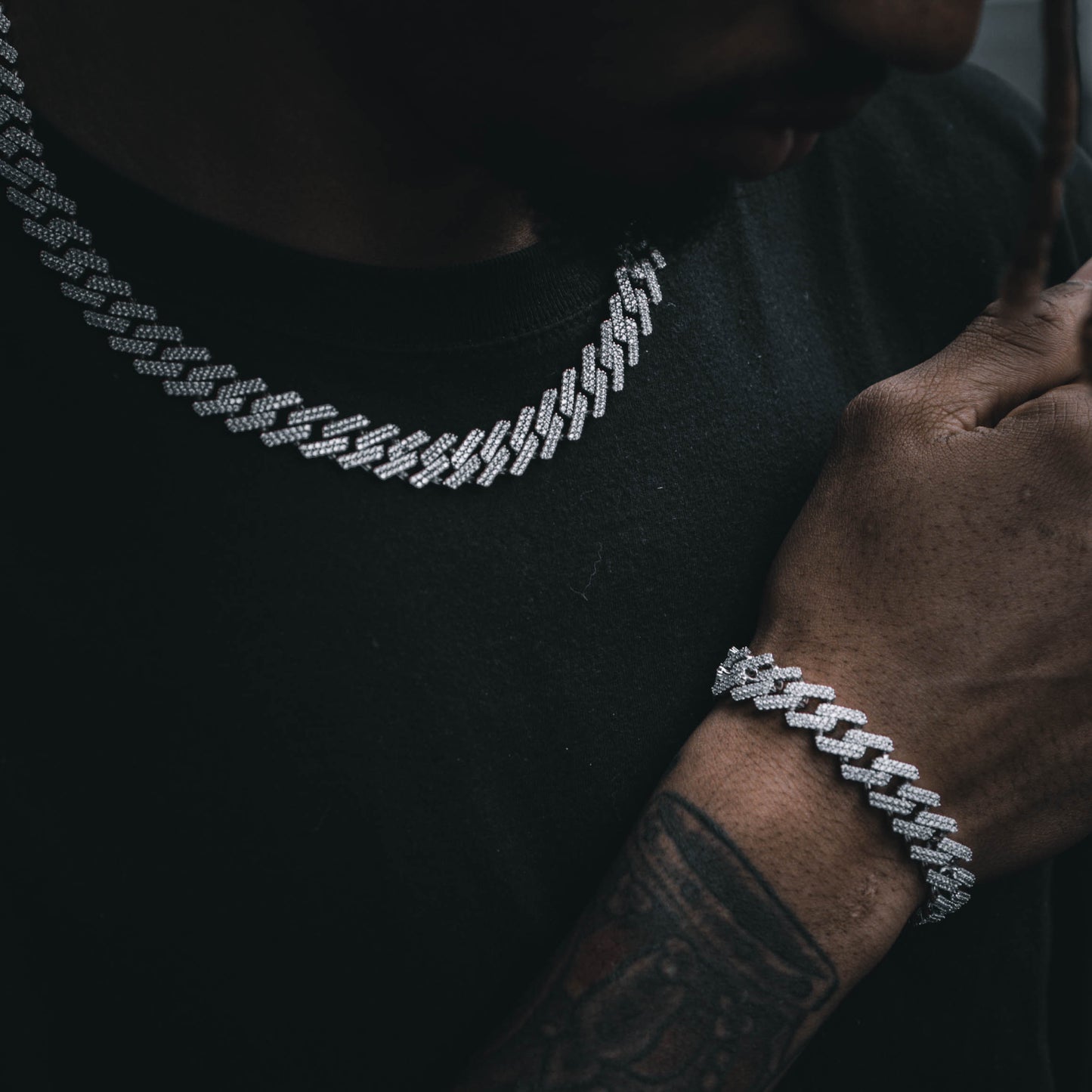 ICED FRIGID CUBAN CHAIN // WHITE GOLD 12MM