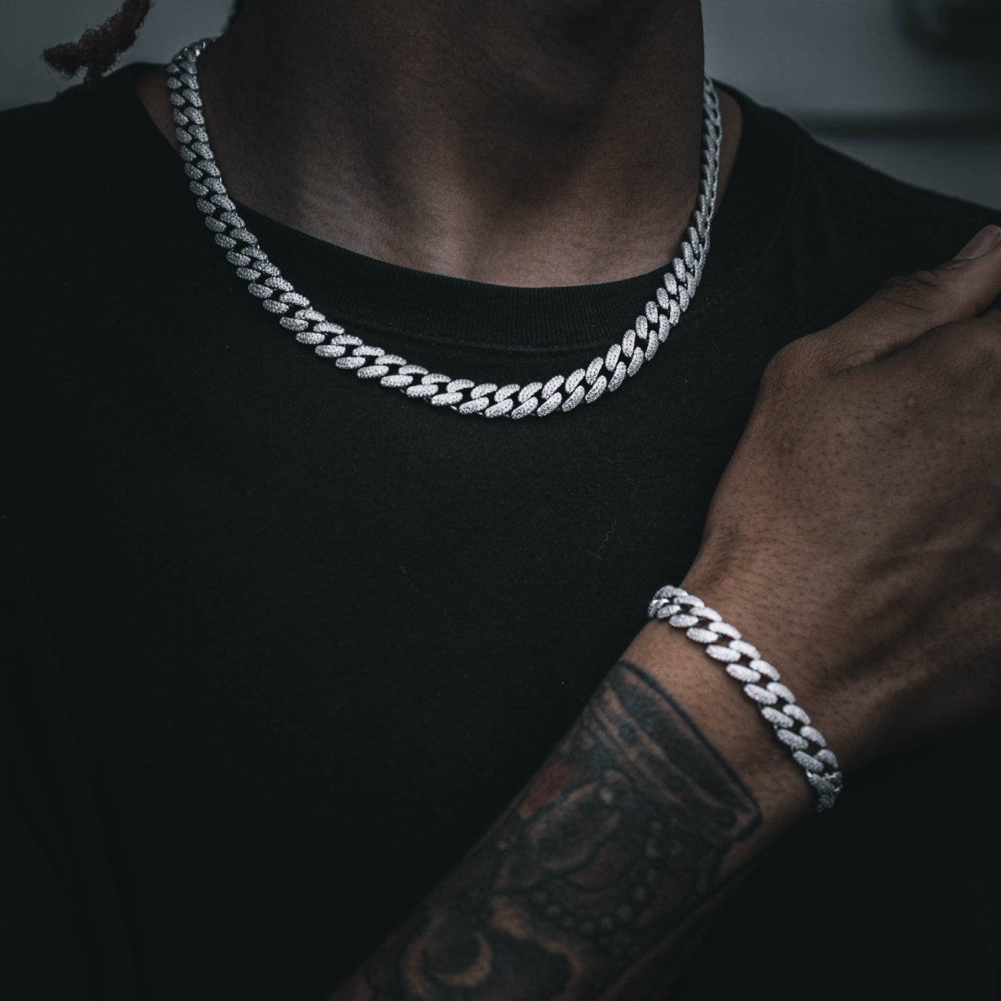 6MM ICED MIAMI CUBAN CHAIN IN WHITE GOLD