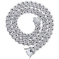 ICED OUT CUBAN CHAIN // WHITE GOLD 12MM