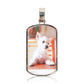 CUSTOM DOG TAG PHOTO PENDANT + CHAIN