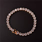 ROUND CUT TENNIS BRACELET // YELLOW GOLD