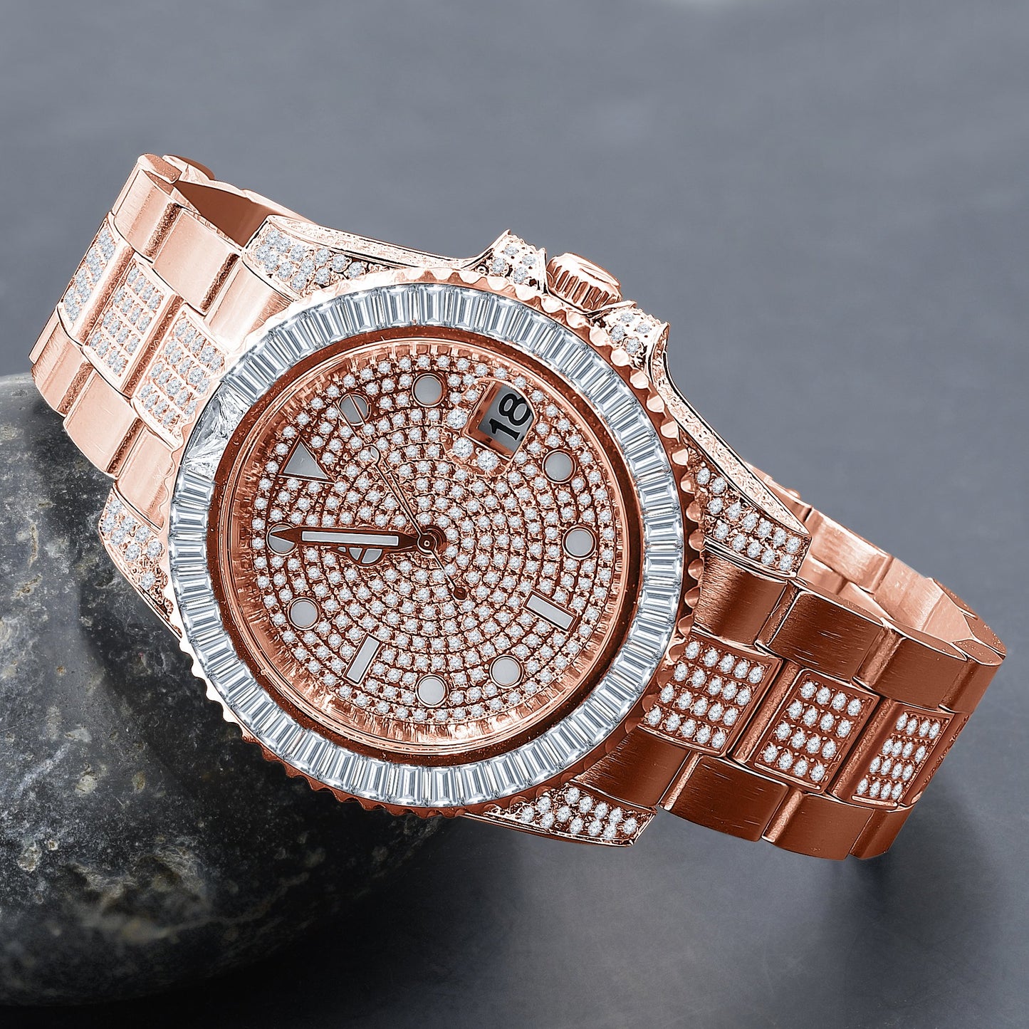 HURRICANE STAINLESS STEEL WATCH // ROSE GOLD