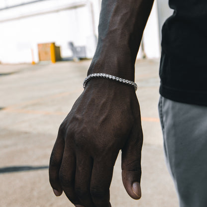 4MM ROUND CUT TENNIS BRACELET