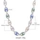 ICED OUT "WHALER" GUCCI LINK CHAIN // MULTICOLOR