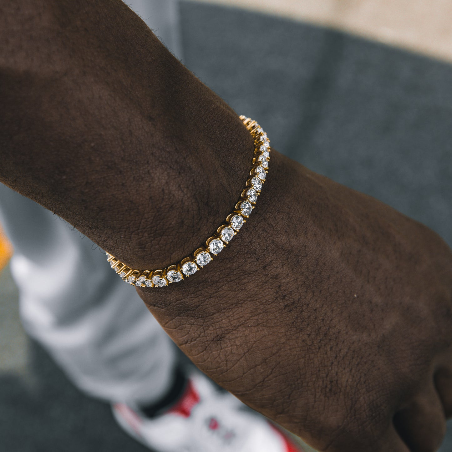 4MM ROUND CUT TENNIS BRACELET