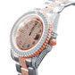 HURRICANE STAINLESS STEEL WATCH // WHITE X ROSE
