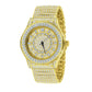 FLOODED BAGUETTE WATCH // YELLOW GOLD