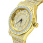FLOODED BAGUETTE WATCH // YELLOW GOLD
