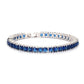 TENNIS BRACELET // COLORED STONE 6MM