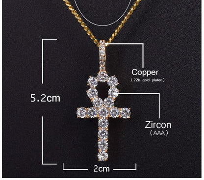 ANKH CZ CROSS // 3MM