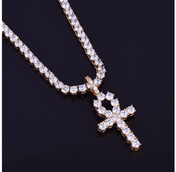 ANKH CZ CROSS // 3MM