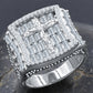 JESUS HOLY RING // BAGUETTE WHITE GOLD