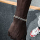 8MM ICED MIAMI CUBAN BRACELET IN YELLOW GOLD